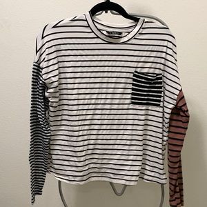Stripped long sleeve tshirt